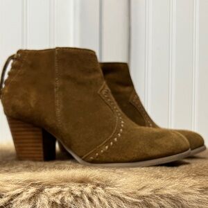 Minnetonka Melissa Leather Bootie Ankle Boot 6.5 Western